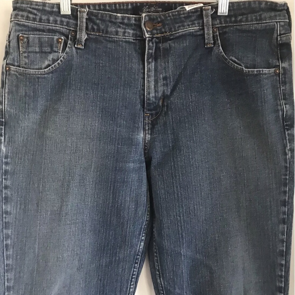 Levis Denim Distressed Jeans Plus 16 Boot 34x31 - Picture 5 of 8